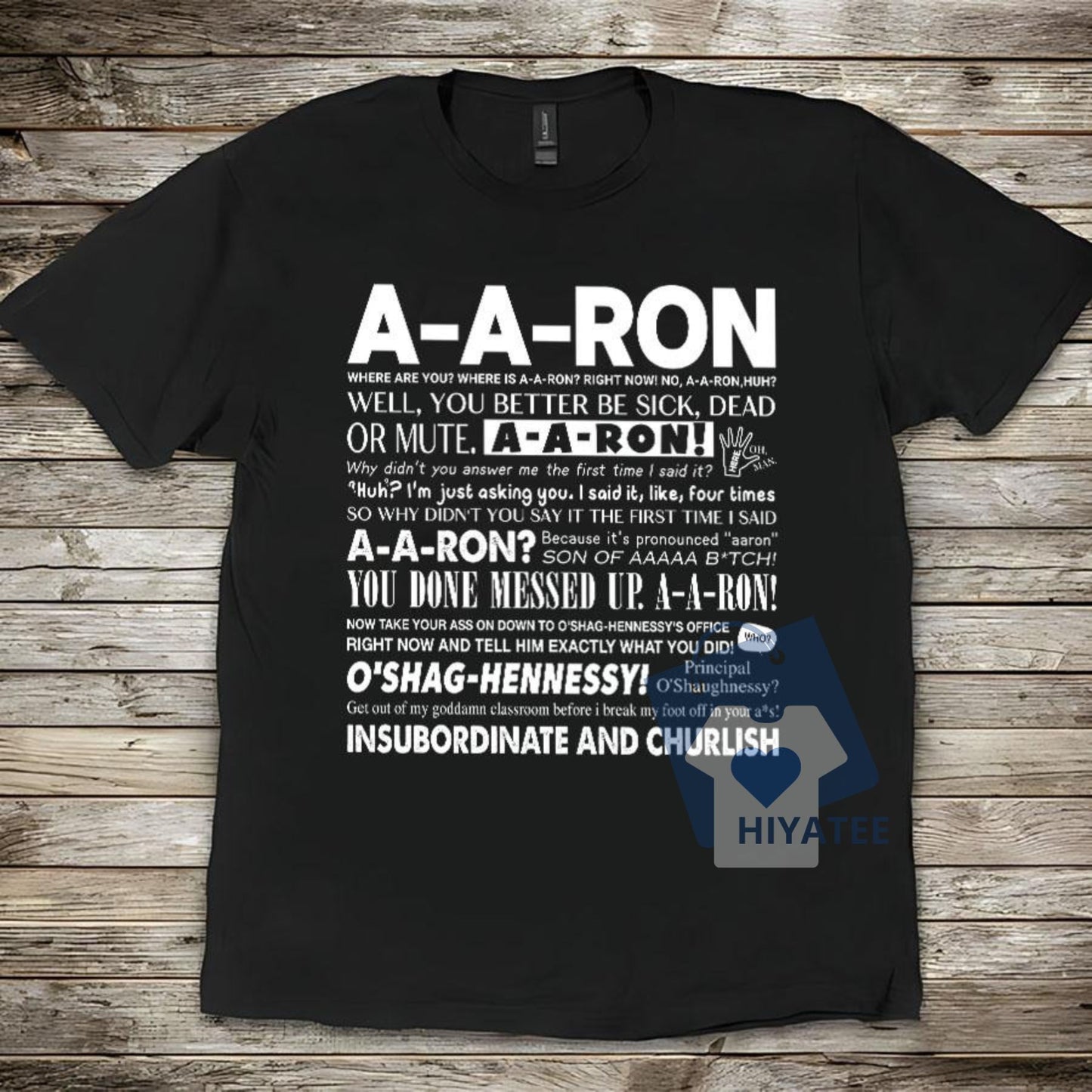 Ya Done Messed Up A-A-Ron T-Shirt – Funny Key & Peele Vintage Tee, Substitute Teacher Meme Shirt, Gift for Friends & Comedy Fans