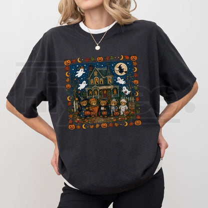 ChicCotton Vintage 90s Bears Halloween Comfort Colors Shirt