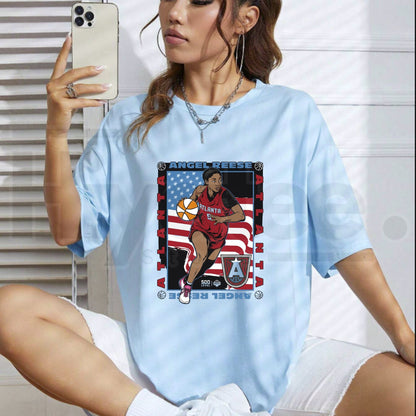 Angel Reese Atlanta Dream American Flag