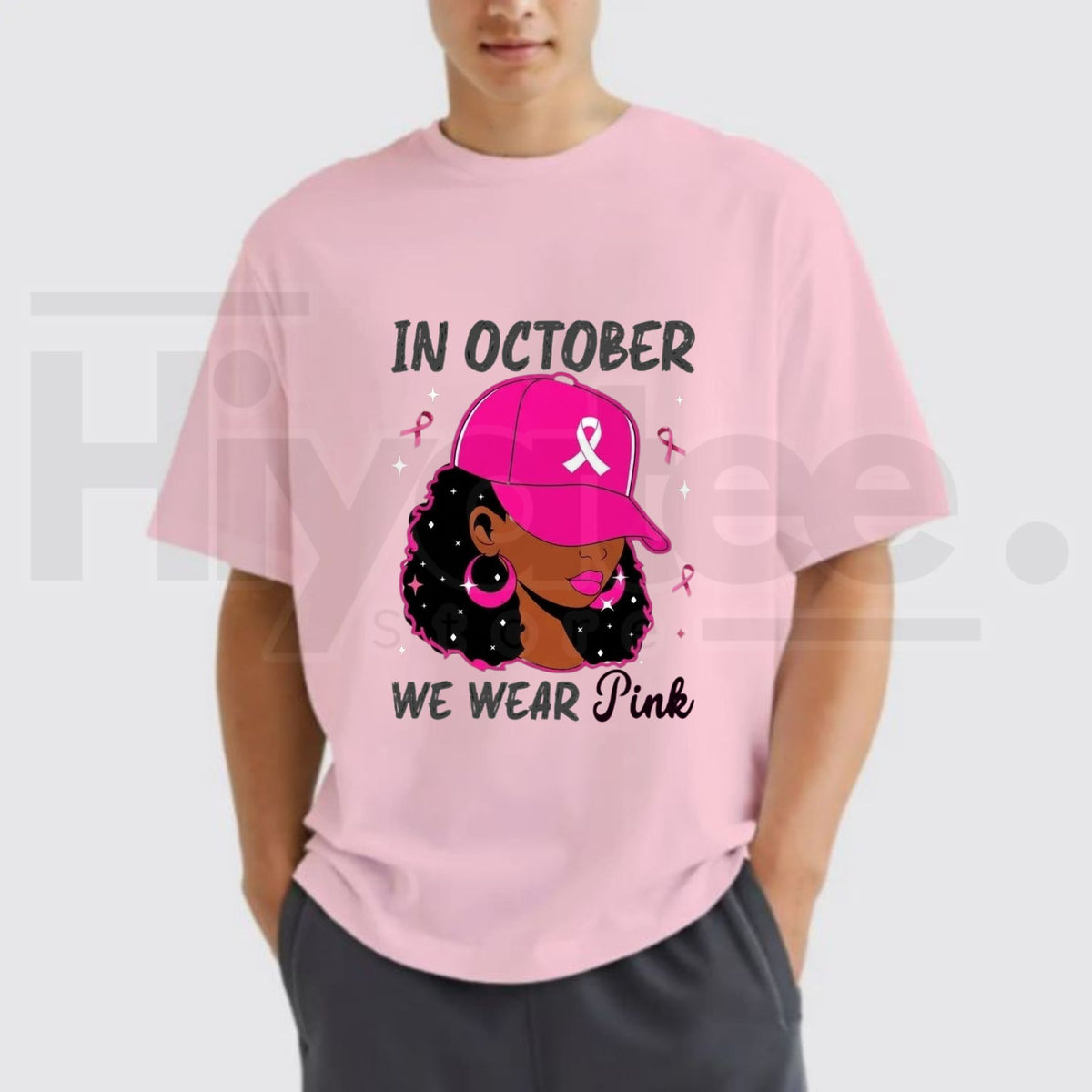 October Pink Breast Cancer Awareness T-Shirt