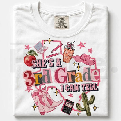 Comfort Colors She's a Teacher Custom Grade T-Shirt
