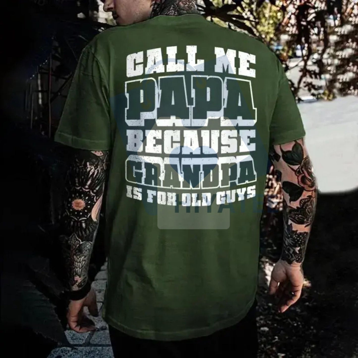 "Call Me Papa" Shirt – Funny Dad T-Shirt & Trendy Father’s Day Gift for Him