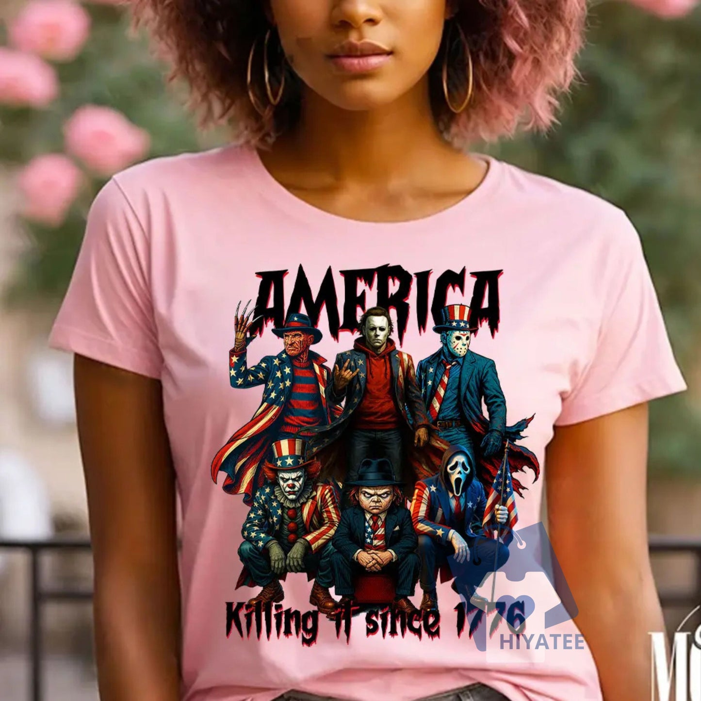 Gangster Killer America T-Shirt – “Killin’ It Since 1776” Fourth of July Tee