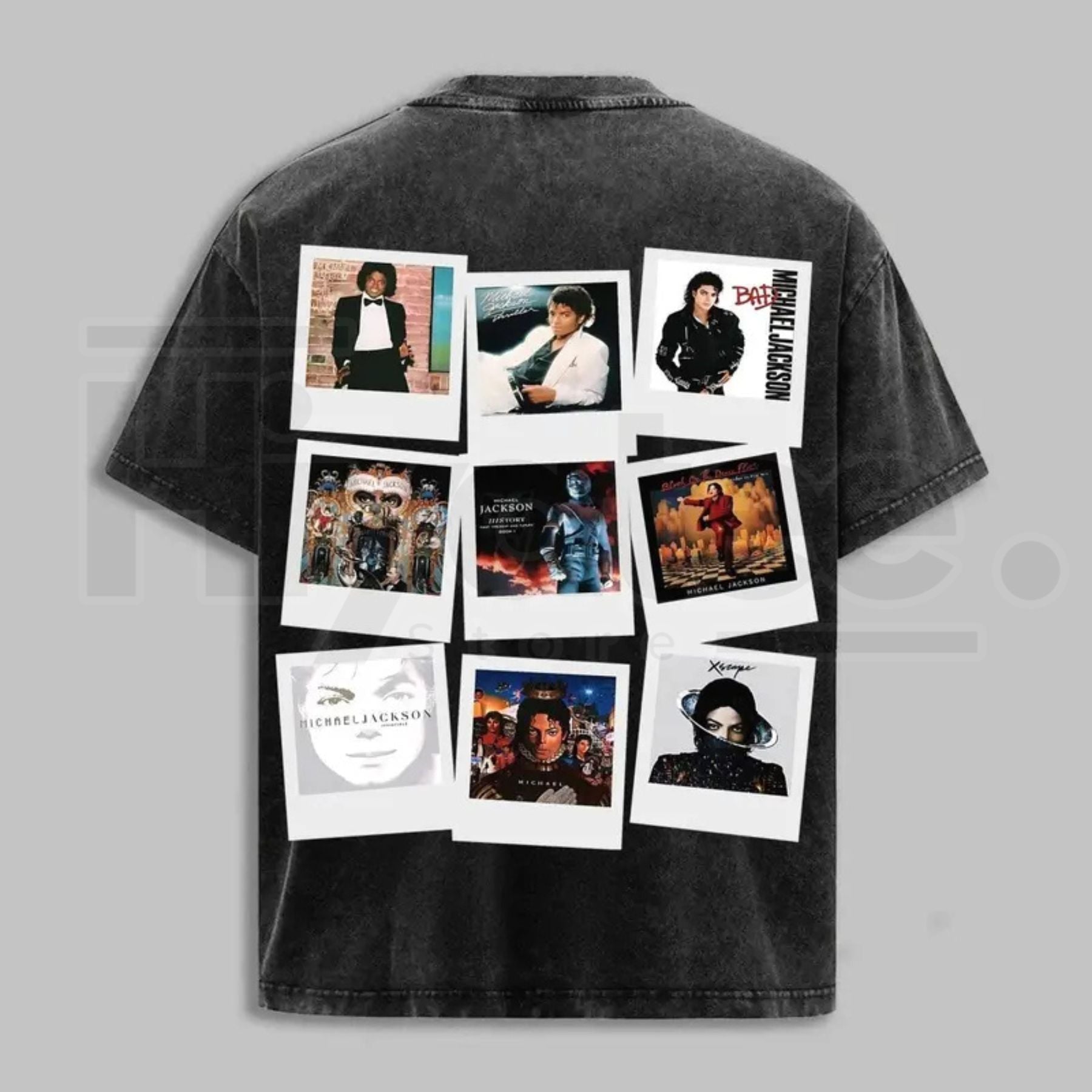 Michael Jackson Vintage Collage Washed Graphic Tee – Hiyatee