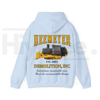 HEEMEYER DEMOLITION INC Hoodie – Komatsu D355A Dozer Unisex Cotton Pullover