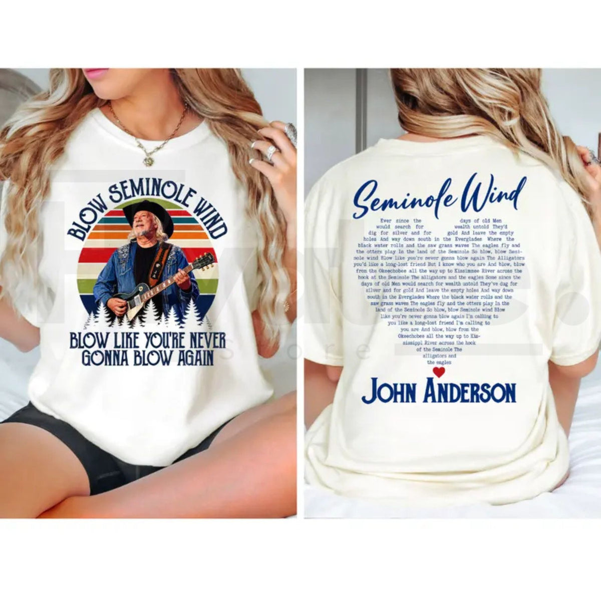 RIP John Anderson Seminole Wind T-Shirt – 1954-2026 Memorial Country Music Graphic Tee