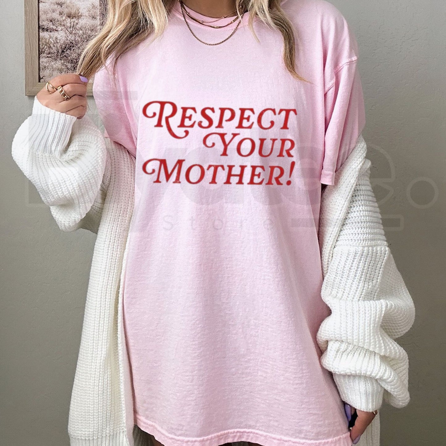 Respect Your Mother T-Shirt – Retro Y2K Cute Sassy Graphic Tee