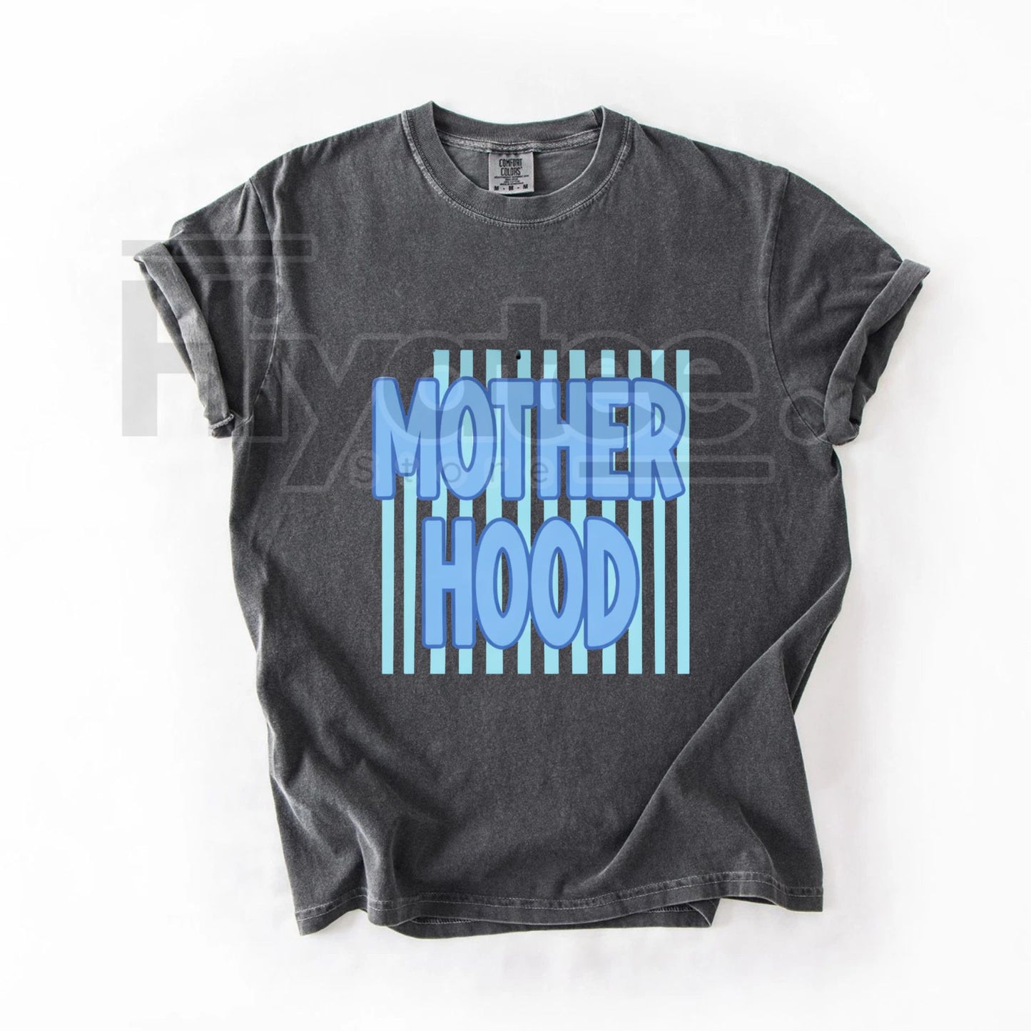 Motherhood & Striped Preppy MAMA Comfort Colors® T-Shirt – Mother's Day Tank Top