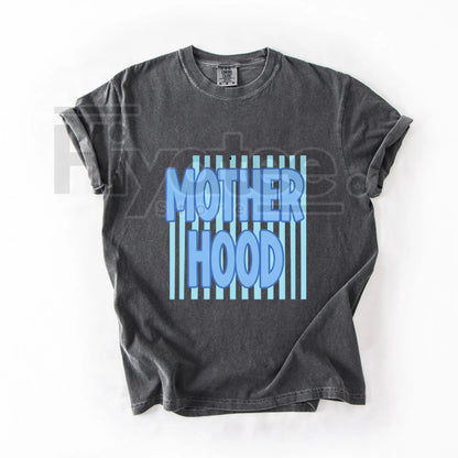 Motherhood & Striped Preppy MAMA Comfort Colors® T-Shirt – Mother's Day Tank Top