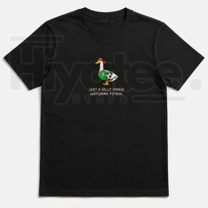 Unisex Mexico Goose Embroidered Comfort Colors® T-Shirt – Mexico Futbol Silly Goose Tee