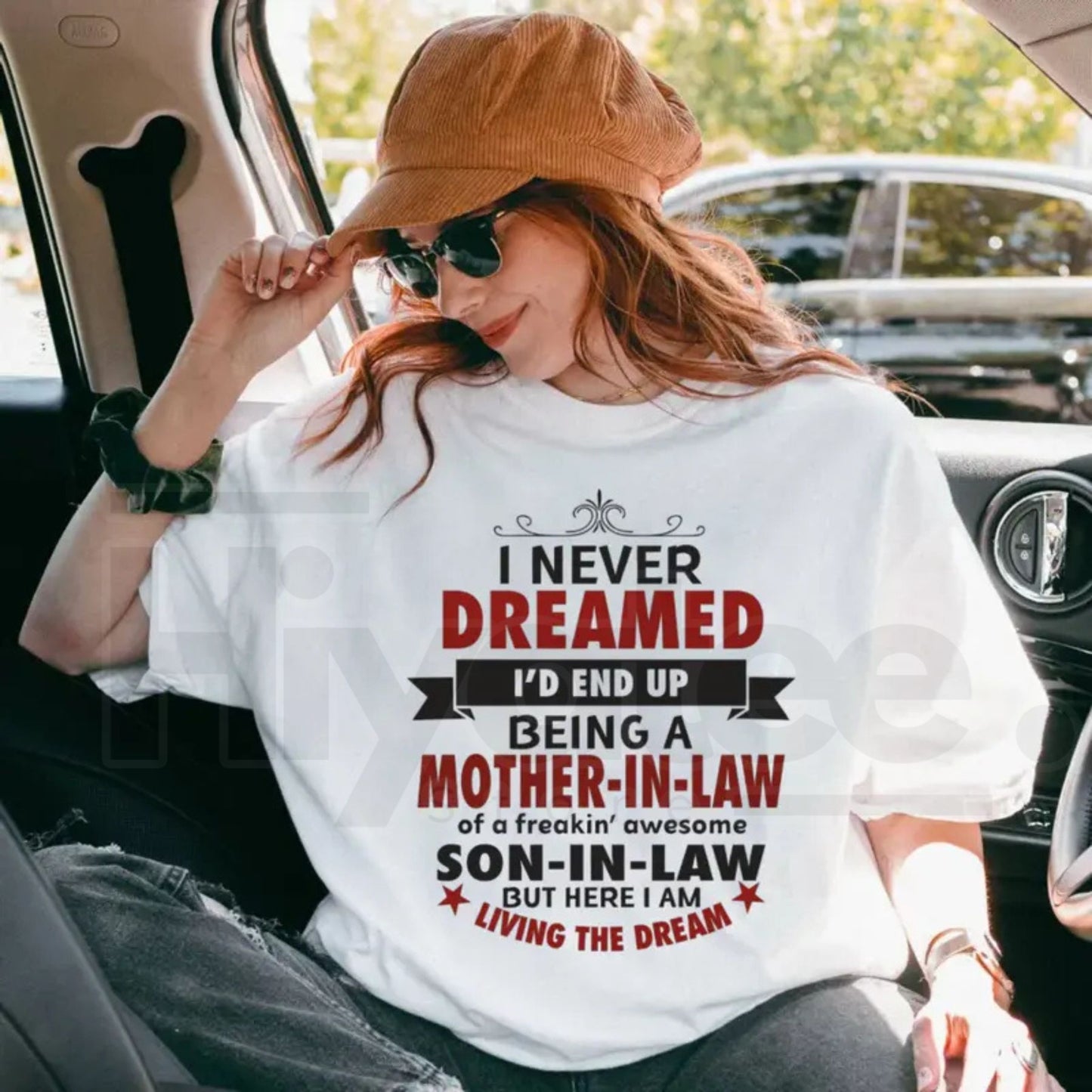 "Lucky Mother-In-Law" – Funny Family Appreciation Graphic Top