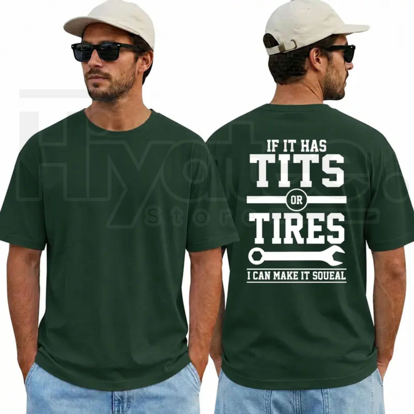 If It Has Tits Or Tires I Can Make It Squeal Funny Mechanic T-Shirt