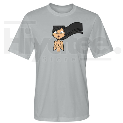 Total Drama Island Heather Ripped Off T-Shirt – Vintage 2000s Cartoon Graphic Tee