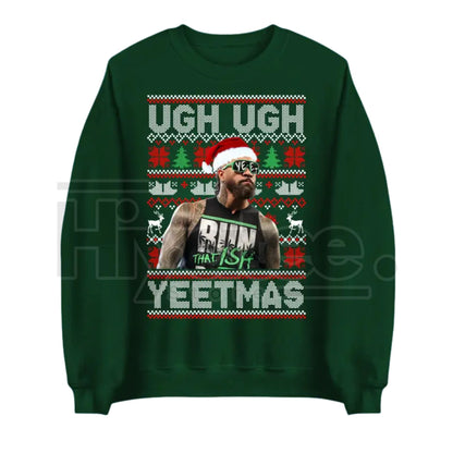 Ugh Ugh YEETMAS Shirt: Jey Uso Main Event WWE Shirt, Wrestler Merch, Funny Holiday Gift For Wrestling Fans