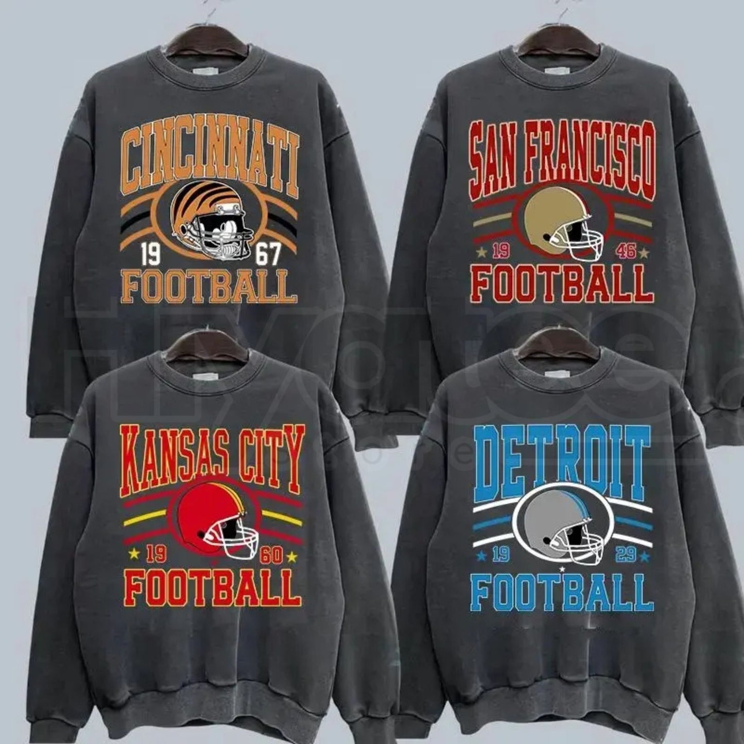Vintage Team Football Oversized 90s Sweatshirt – Hometown Throwback Graphic Pullover, Unisex Sport Apparel