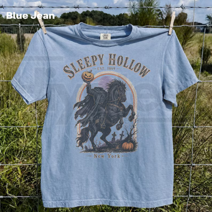 Vintage Sleepy Hollow 90s Graphic Tee Retro Headless Horseman Shirt