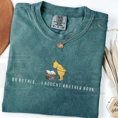 Comfort Colors Funny Book Bear Reading T-Shirt
