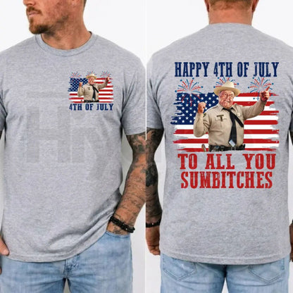 Smokey and the Bandit 4th of July T-Shirt – Funny Sumbitches Independence Day Tee
