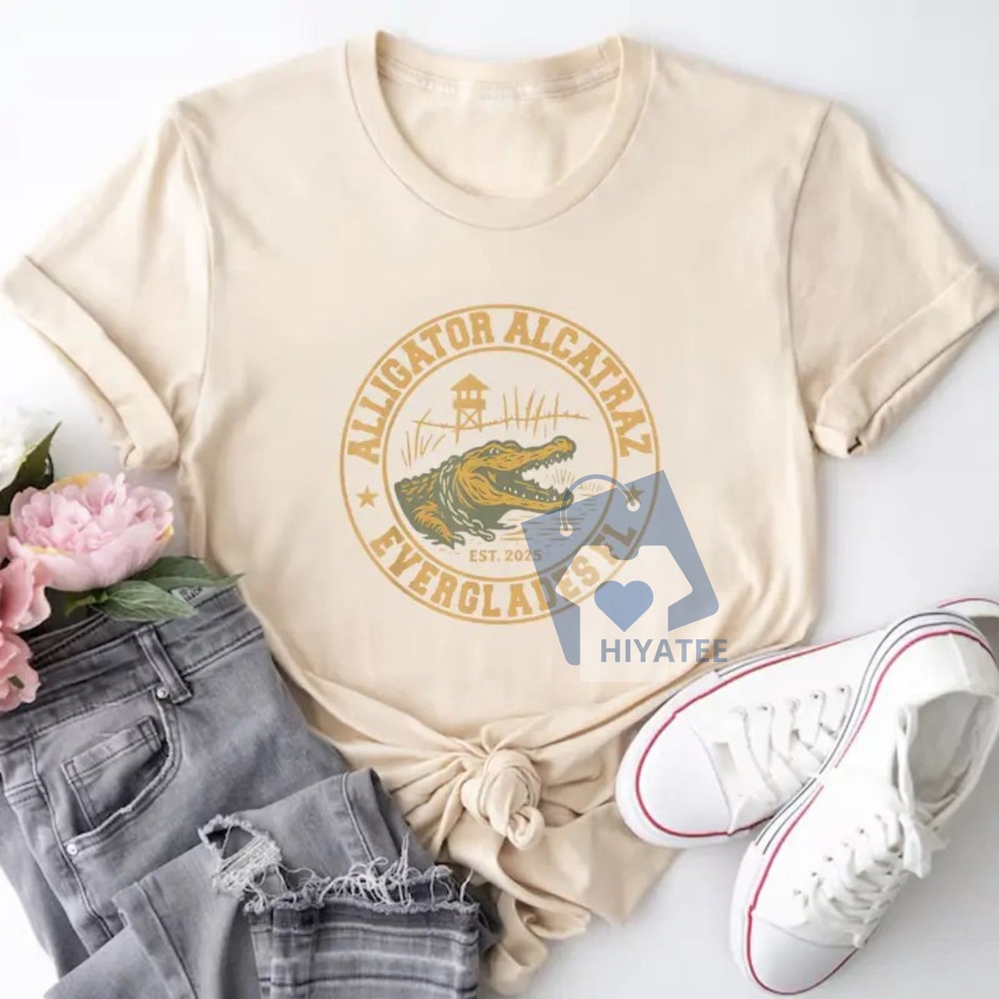 Vintage Funny Gator T-Shirt – Cute Alligator Humor Tee for Women