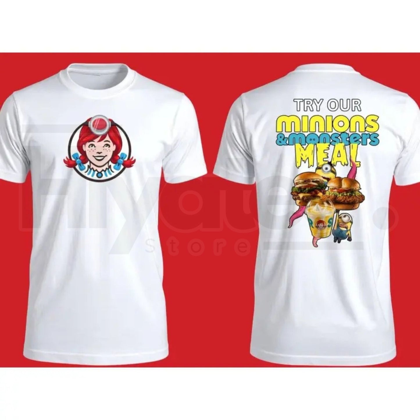Wendy Retro Promo T-Shirt – Vintage Fast Food JLN Pop Culture Graphic Tee