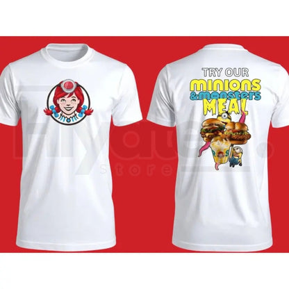 Wendy Retro Promo T-Shirt – Vintage Fast Food JLN Pop Culture Graphic Tee