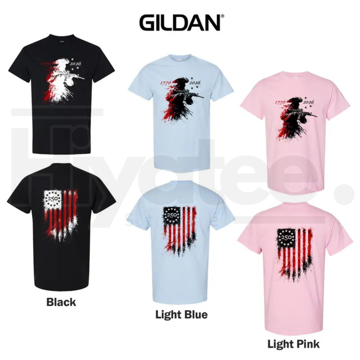 America 250th Anniversary T-Shirt 1776-2026 – Men's Revolutionary Soldier Patriotic Top