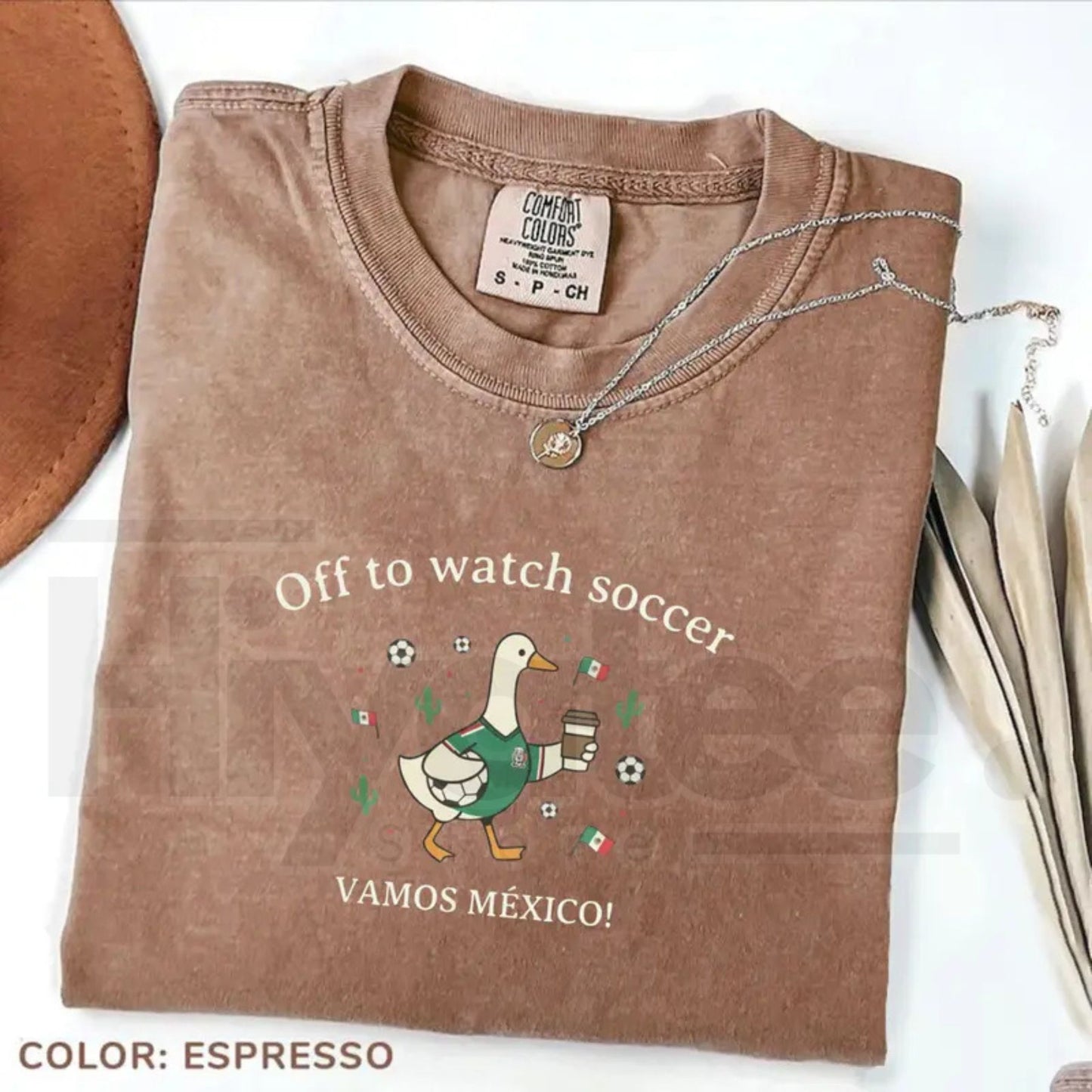 Off To Watch Soccer Mexico Shirt – Funny Duck Football Tee, Vamos Mexico Fan Shirt, Cute Soccer Lover Gift