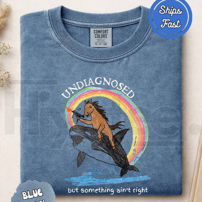 Comfort Colors Sarcastic Undiagnosed Something Ain't Right T-Shirt