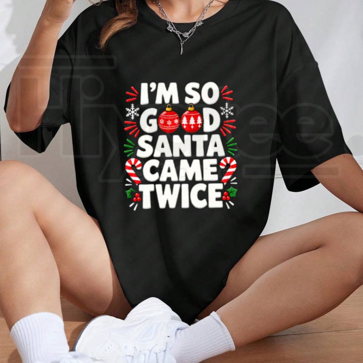 Funny Christmas T-Shirt Retro Holiday Graphic Tee