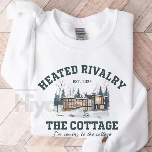 The Cottage Heated Rivalry Shirt: Jane and Lily Hockey Secret Names Dual Logo Tee