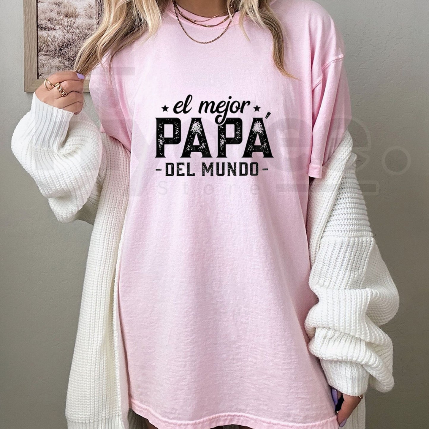 Celebrate the Best Dad in the World Spanish T-Shirt – El Mejor Papá del Mundo Father's Day Tee