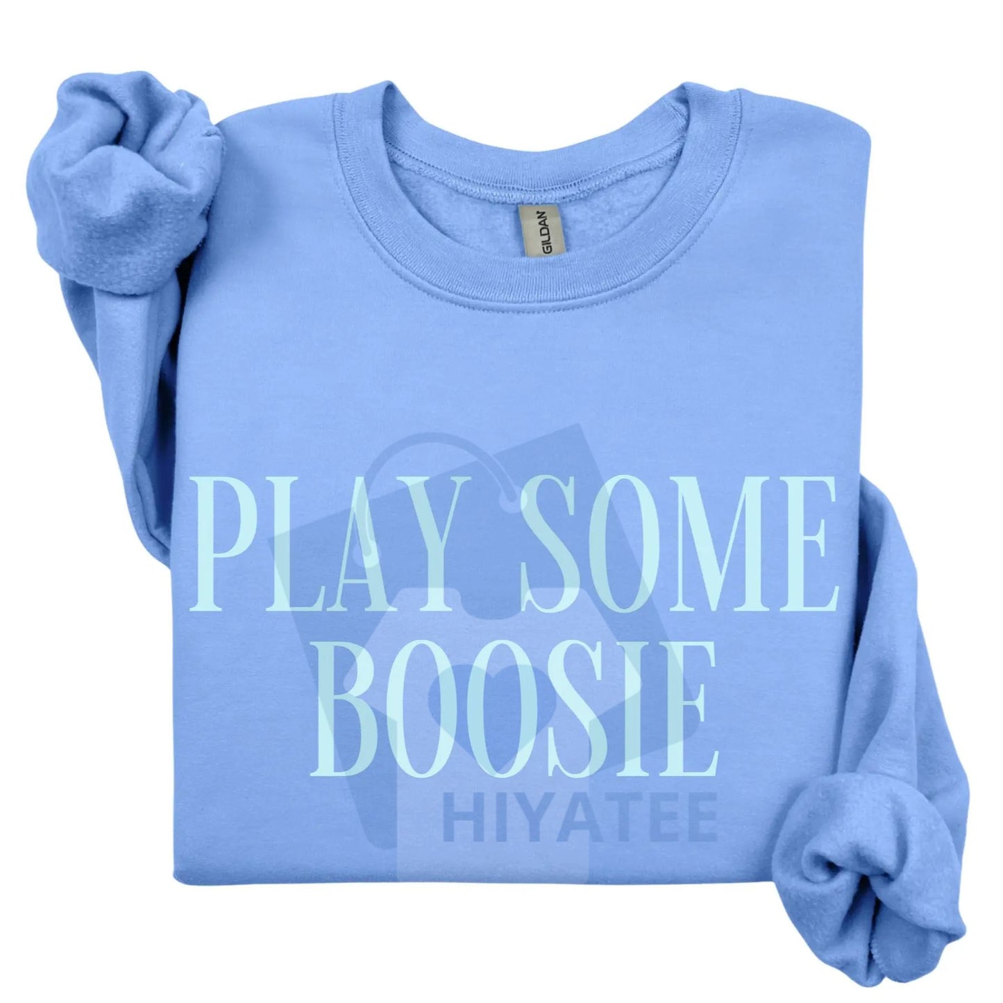Play Some Boosie Sweatshirt: Boosie Crewneck Pullover, Hip Hop Music Fan Apparel, Unisex Rap Gift Idea