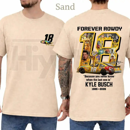 Vintage Kyle Busch Forever Rowdy T-Shirt – NASCAR Racing Tee