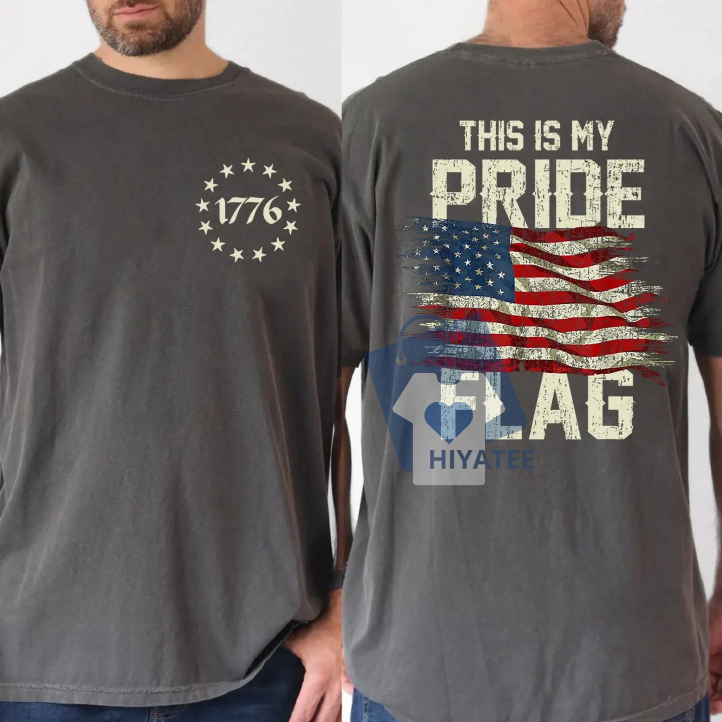 1776 T-Shirt – This Is My Pride Flag Patriotic Tee