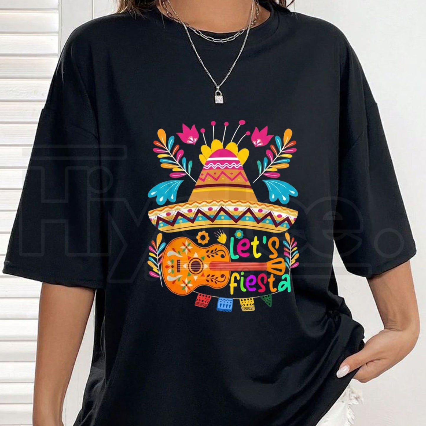 "Let’s Fiesta" – Vibrant Cinco de Mayo Mexican Celebration Top