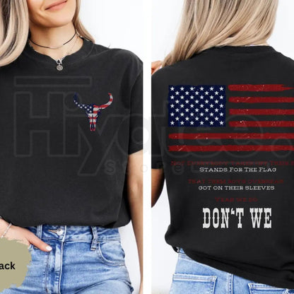 Morgan Vintage Don't We T-Shirt – Still the Problem 2026 Tour American Flag Tee