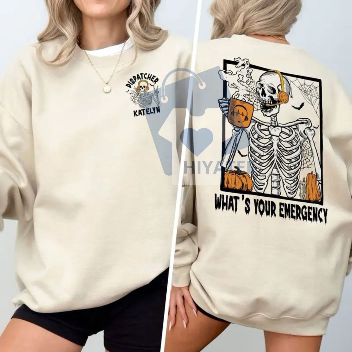 What's Your Emergency Shirt – 911 Dispatcher Halloween Shirt, Custom Emergency Dispatcher Sweatshirt, Personalized Healthcare Gift