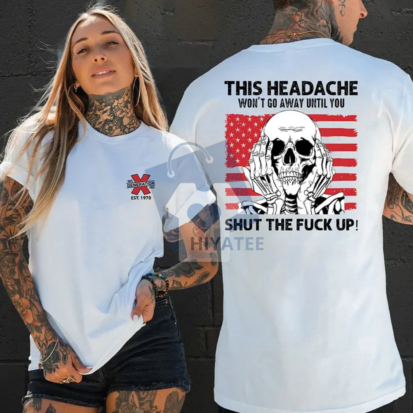 "This Headache Won't Go Away" T-Shirt – Funny Sarcastic Tee, Relatable Humor Shirt