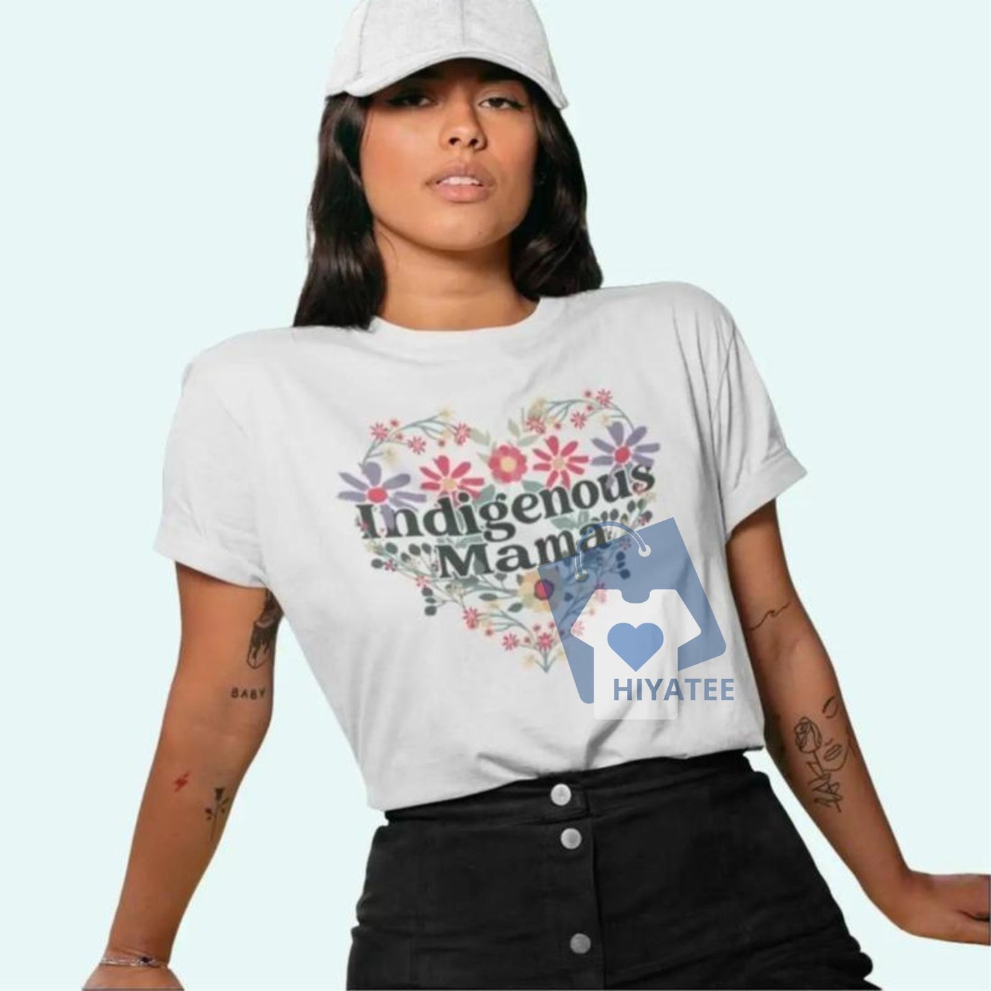 Indigenous Mama Tee – Full-Color Native Mom Shirt for Men and Women