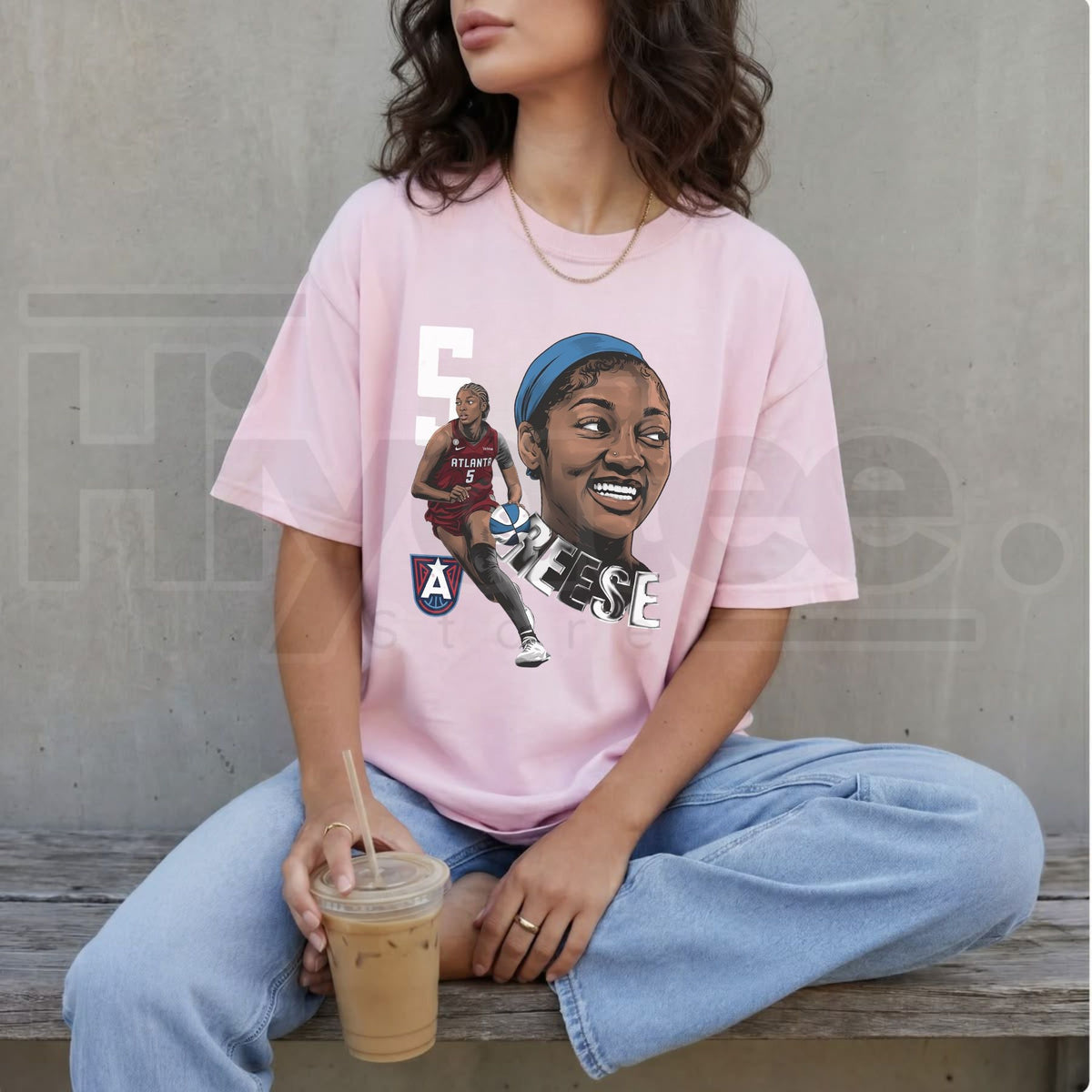 Angel Reese Basketball Graphic T-Shirt – Dual Image Sports Tribute Unisex Tee