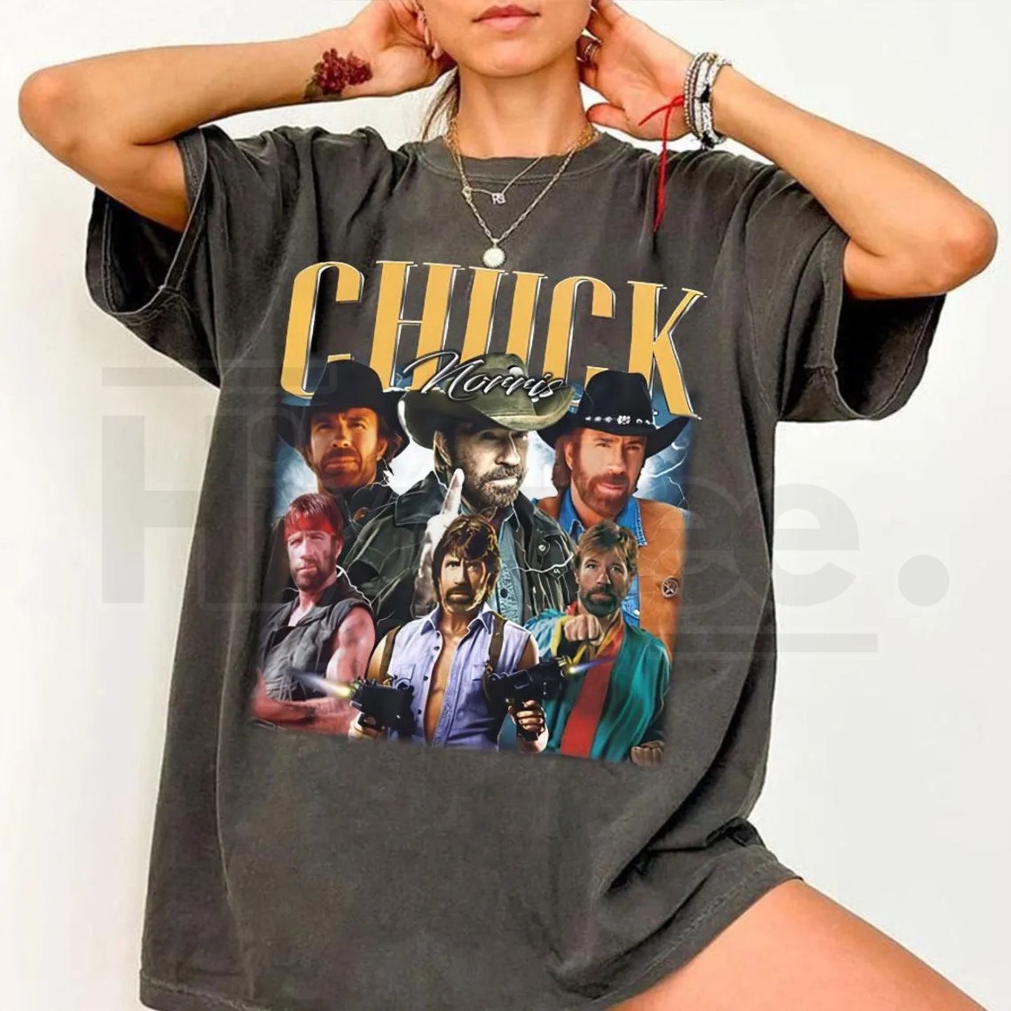 Comfort Colors® Chuck Norris Memorial Shirt – Legends Never Die Vintage Bootleg Graphic Tee