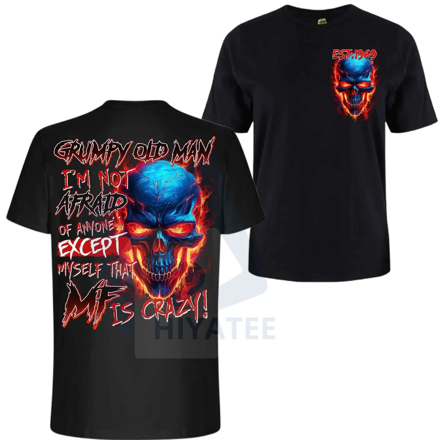 Custom Est. 1969 Gen X Two-Sided T-Shirt – Classic Fit Birthday Gift Tee