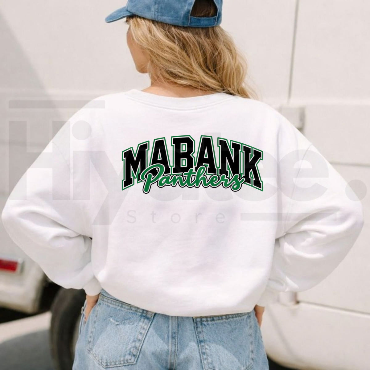 Retro Panthers Spirit Crewneck – Vintage Athletic Graphic Pullover