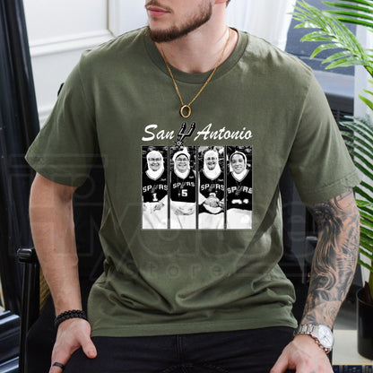 Vintage San Antonio Basketball Nuns T-Shirt – Retro Spurs Fan Graphic Tee