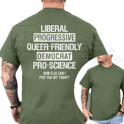 "Pro-Science & Queer Friendly" – Liberal Progressive Graphic Top