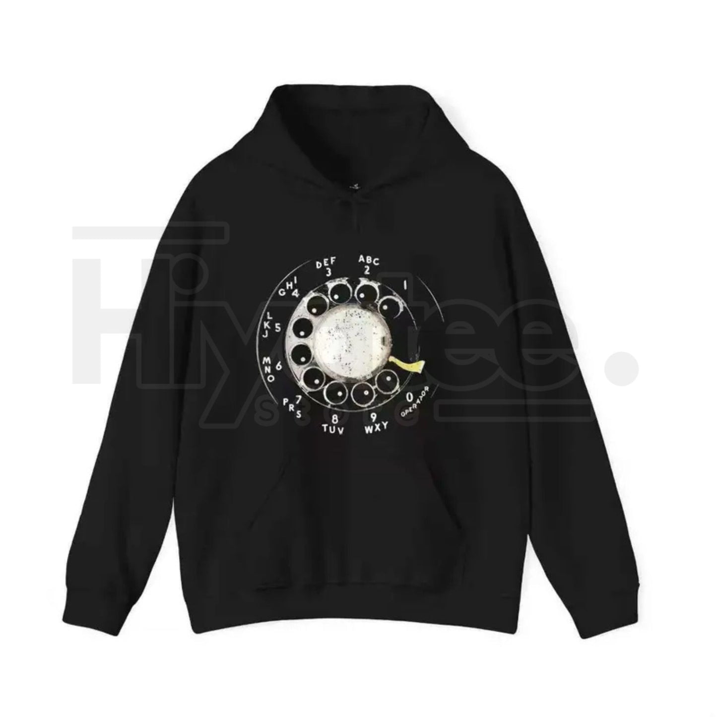 "Vintage Rotary Phone Dial" – Retro Tech Aesthetic Women's Graphic Top