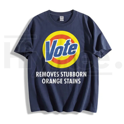 Vote Removes Stubborn Orange Stains T-Shirt – Anti-Trump Satire Graphic Tee