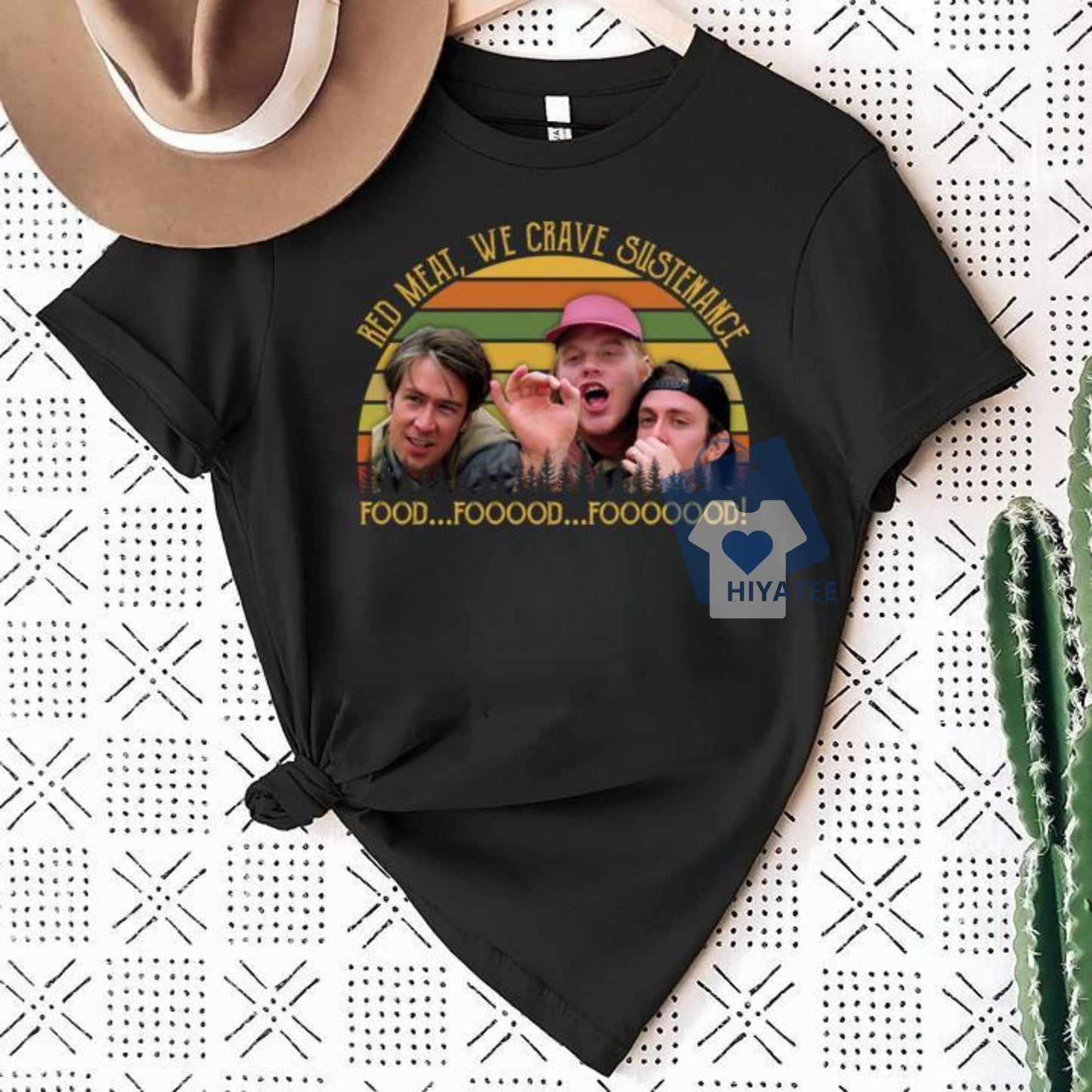 Twister Movie “We Crave Sustenance” Shirt – Funny Food Quote Tee in Full Color Range