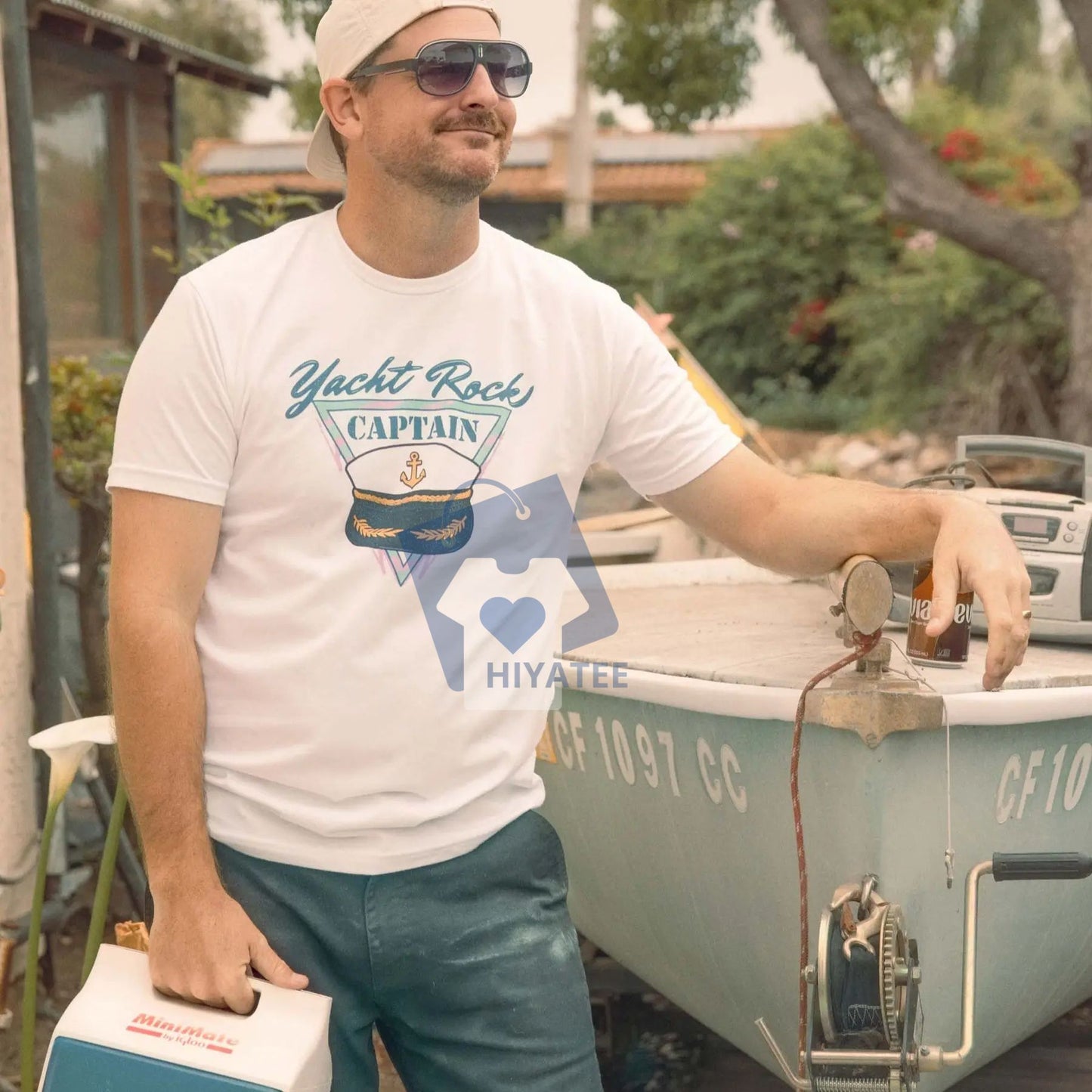 Yacht Rock Captain T-Shirt – Smooth Sailing Retro Tee