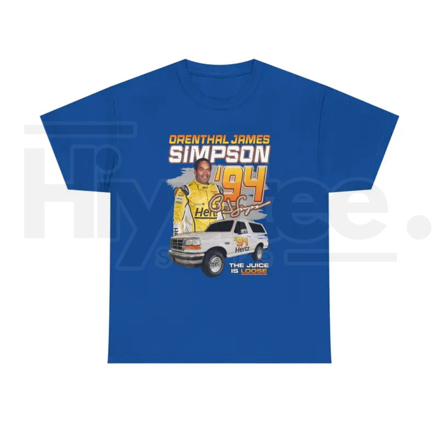 OJ Simpson 94 Shirt – Professional Racer Tee – Hiyatee